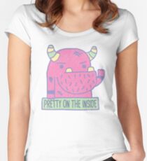 DAS INNERE ZÄHLT Tailliertes Rundhals-Shirt