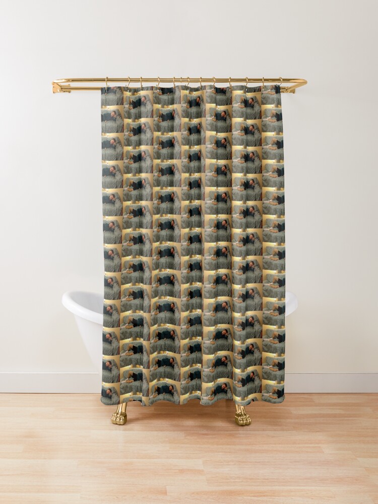 "pep boi " Shower Curtain by briannatee Redbubble