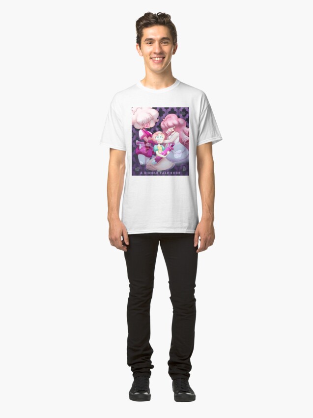 Alternate view of A Single Pale Rose Classic T-Shirt