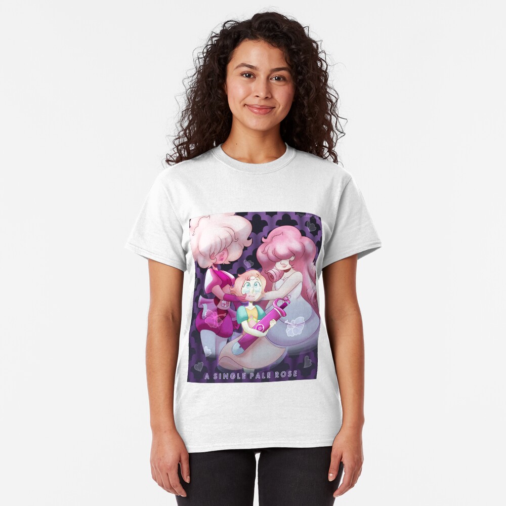 A Single Pale Rose Classic T-Shirt