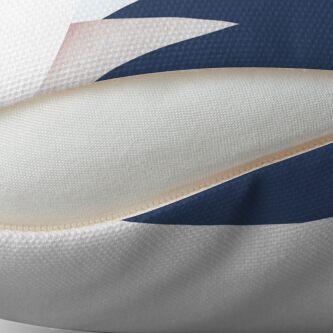 Alternate view of Geometrics - blush indigo rose gold Throw Pillow