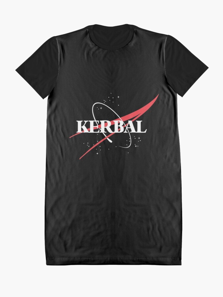 Alternate view of Kerbal Space Program Hoodie Graphic T-Shirt Dress