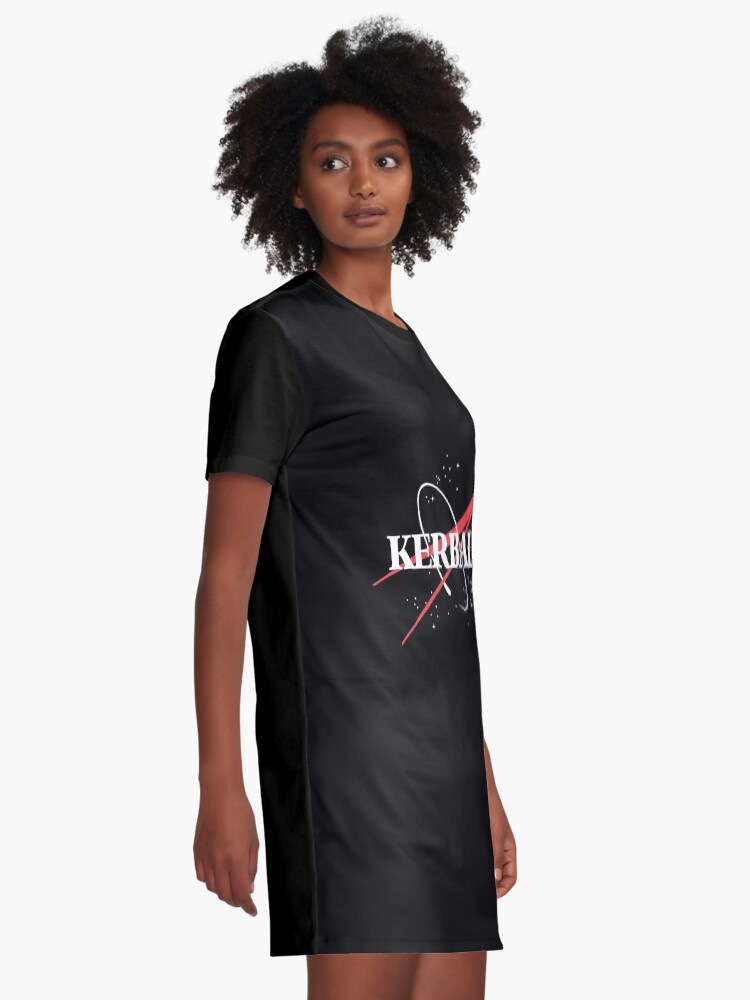 Alternate view of Kerbal Space Program Hoodie Graphic T-Shirt Dress