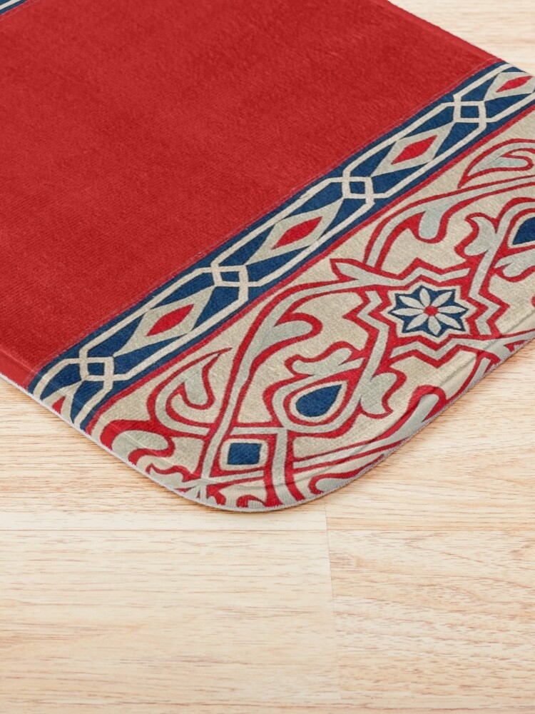 Alternate view of Khayamiya Egyptian Tent Decoration Print Bath Mat