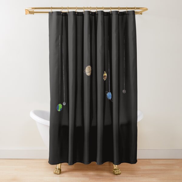 Planets Shower Curtain