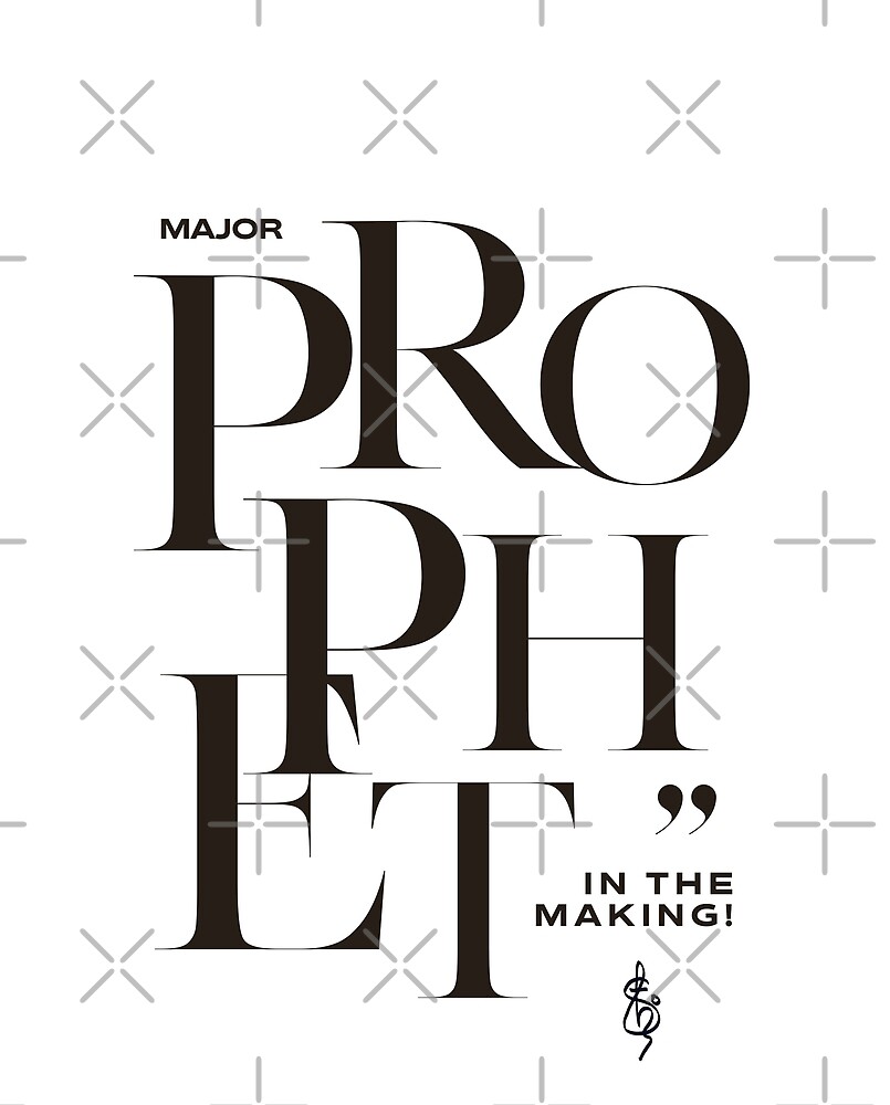 Major prophet in the making! by Shyju Mathew