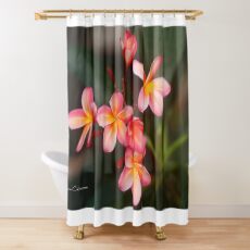 plumeria Shower Curtain