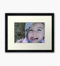 silly me Framed Print