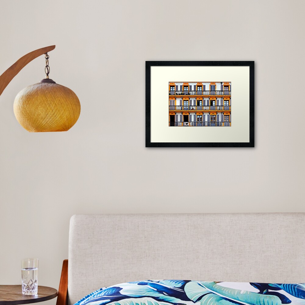 Physical Graffiti in Donostia - San Sebastian Framed Art Print