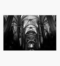Vault, Barcelona Cathedral Photographic Print