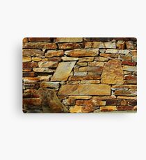 Stone wall Canvas Print