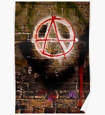 Anarchy Graffiti - Brisbane CBD Poster