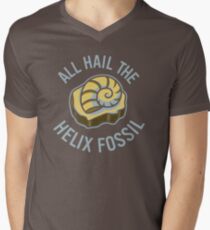 Hail the Helix Fossil Men's V-Neck T-Shirt
