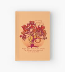 "Not Every Season is For Growing" Fall Dragon Forest Spirit Hardcover Journal