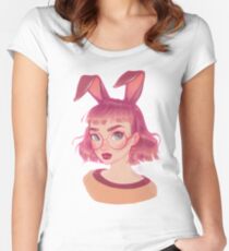 bunny Fitted Scoop T-Shirt