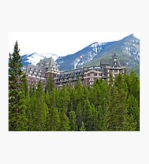 Banaff Fairmont Hotel, Canada Photographic Print