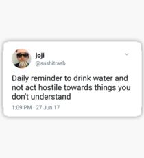 Joji Reminder Sticker Sticker