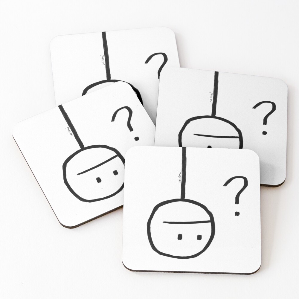 Huh? Coasters (Set of 4)