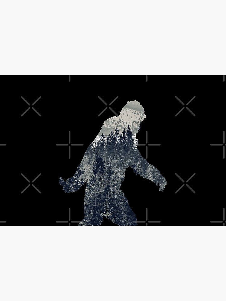 A Sasquatch Silhouette in The North by Garaga