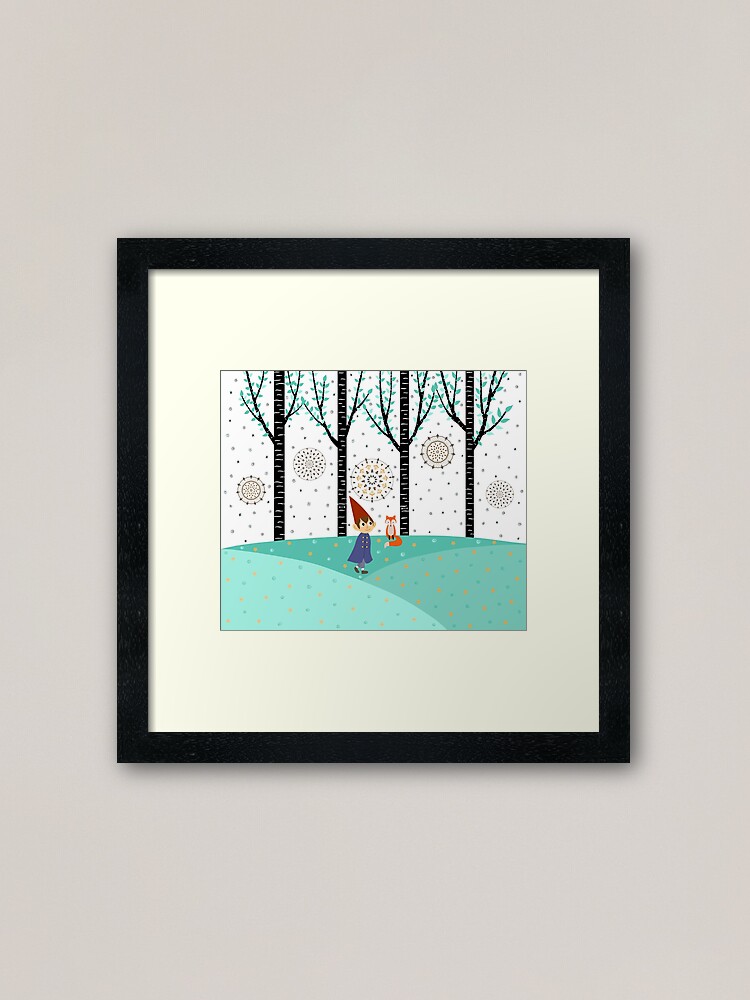 Alternate view of Over The Garden Wall - Wirt Framed Art Print