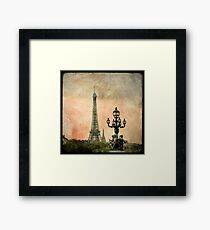The Angels of the Eiffel Tower Framed Print