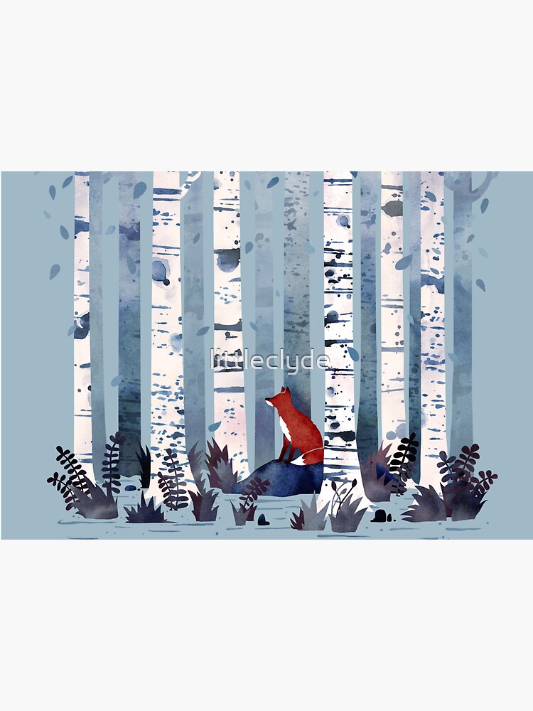 The Birches (in Blue) by littleclyde