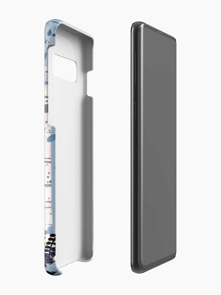 Alternate view of The Birches (in Blue) Case & Skin for Samsung Galaxy