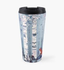 The Birches (in Blue) Travel Mug