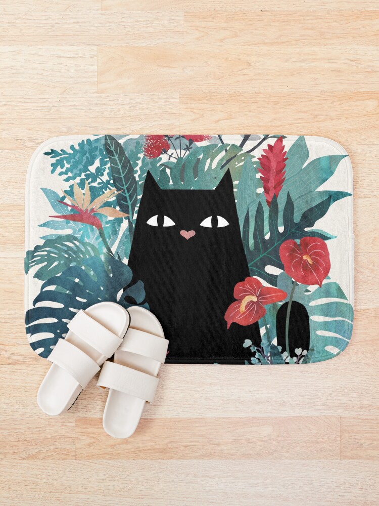 Alternate view of Popoki Bath Mat