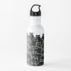 Verdächtige Katzen Trinkflasche