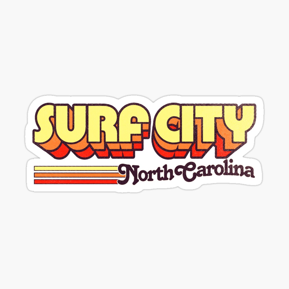 Surf City, NC Sticker
