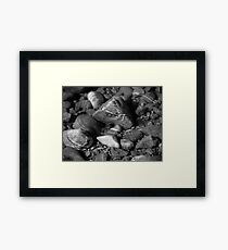 Rocks & Water Framed Print