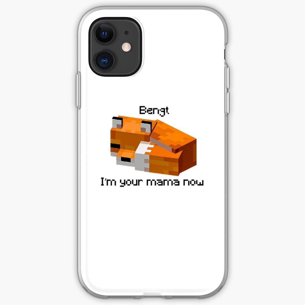 Bengt Im Your Mama Now Pewdiepie Minecraft Series Merch Iphone Case Cover By Verubi Redbubble - roblox reddit pewdiepie
