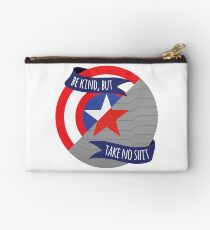 Be Kind But Take No Shit - Stevebucky Zipper Pouch
