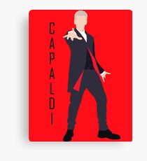 12th Doctor Peter Capaldi minimalist Canvas Print