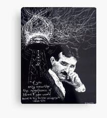 "Nikola Tesla"- 2010 Metal Print