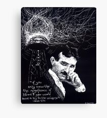 "Nikola Tesla"- 2010 Canvas Print