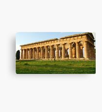 Tempio di Nettuno-Paestum,Italy Canvas Print