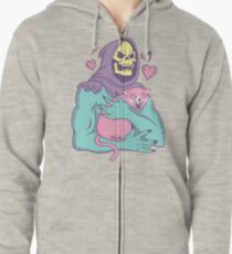 Die Katze des Skeletts Kapuzenjacke