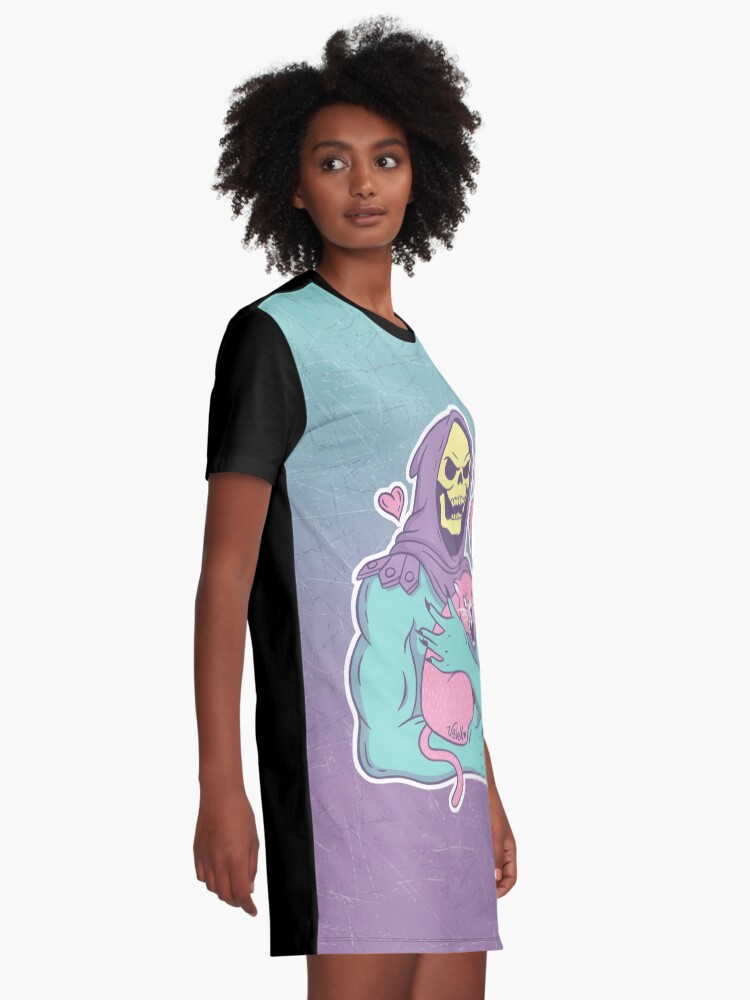 Alternate view of Skeletor's Cat Graphic T-Shirt Dress