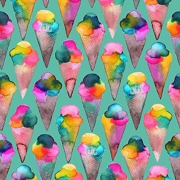 Artwork thumbnail, ice cream cones  by ninoladesign