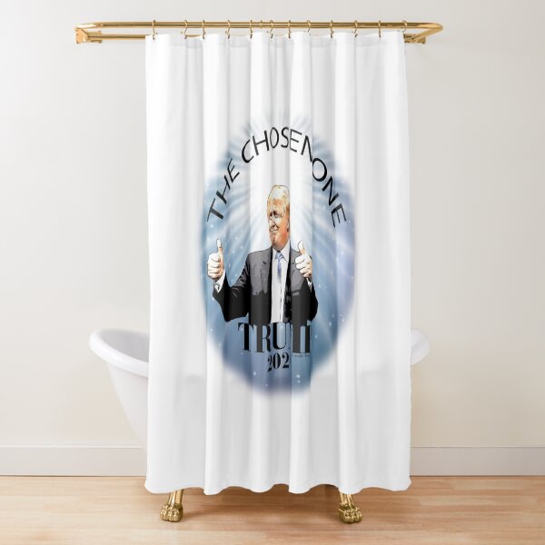 Trump 2020 The Chosen One Shower Curtain