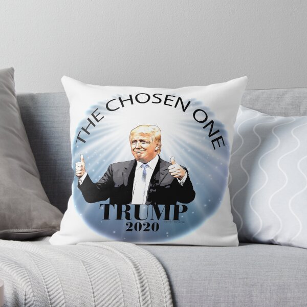 Trump 2020 The Chosen One Throw Pillow