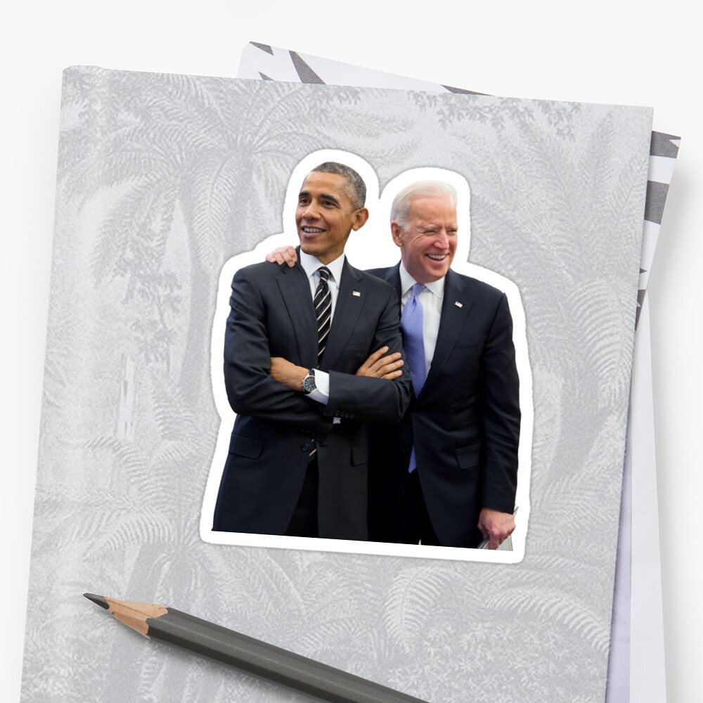 "Obama & Biden " Sticker by kriegerfever11 | Redbubble