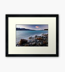 Glacial Glow Framed Print