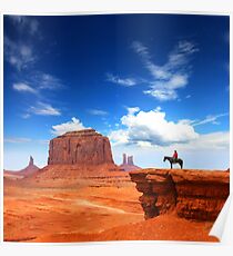 Póster Valle del monumento