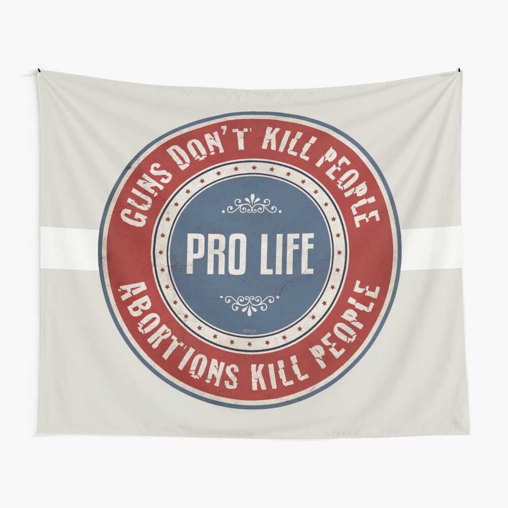 Abortions Kill People Wall Tapestry