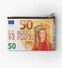 Casa de papel Dali 50 euros by Mimie Zipper Pouch