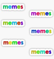 Pegatina meme mini paquete de pegatinas