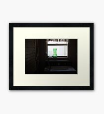 window, domestic Framed Print
